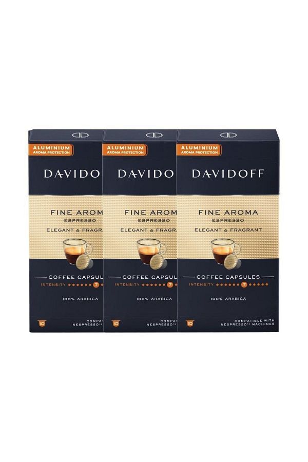 Davidoff-Fine Aroma Espresso Elegant & Fragrant Aluminum Capsule Coffee Set of 10 of 3 1