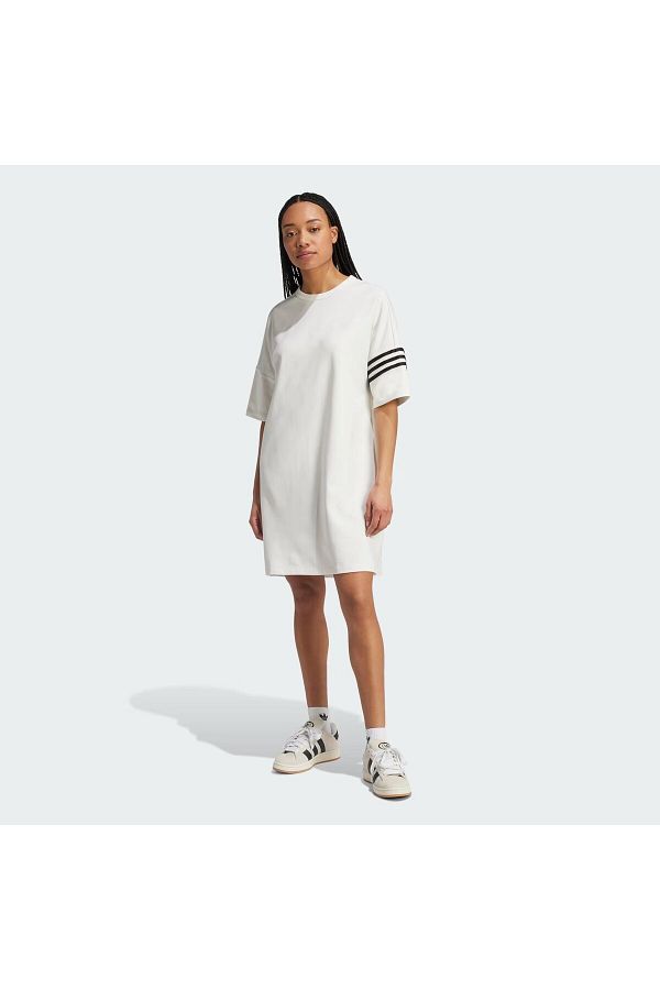 adidas White Women s Casual Dress Neucl Dress IX9868 Trendyol