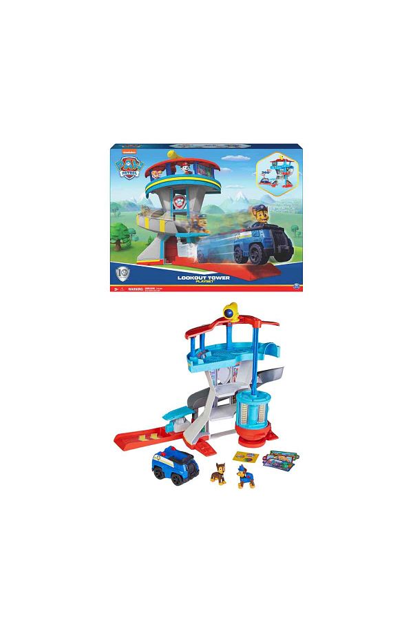 PAW PATROL-Main Observation Tower Game Set with Chase Figure 1