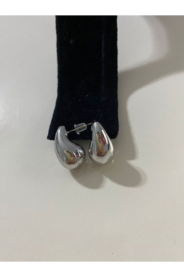 Nilperi takı-SMALLEST SIZE BOTTEGA DROP TEARDROP EARRING 1