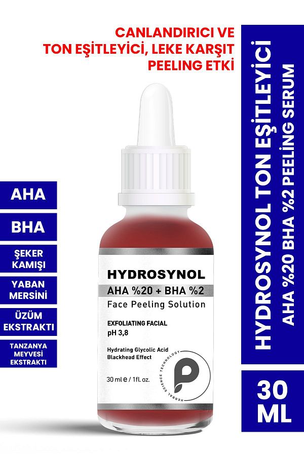 PROCSIN-Hydrosynol Tone Equalizer 20% Aha 2% Bha Peeling Serum 30 ml 1