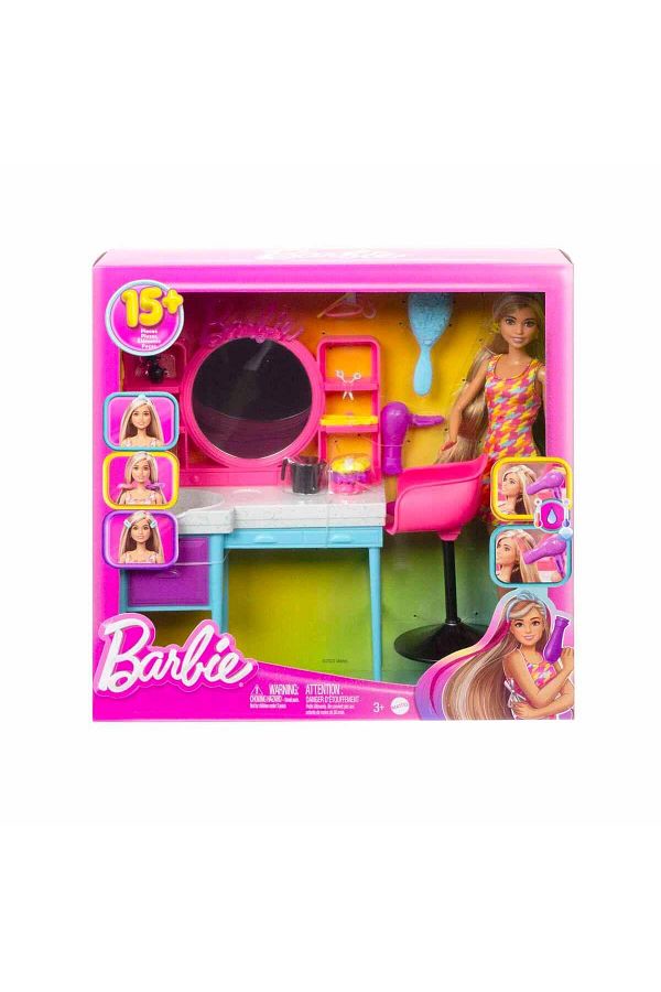 Barbie Barbie Nessiworld Gorgeous Hairdresser Play Set Hkv00 Trendyol