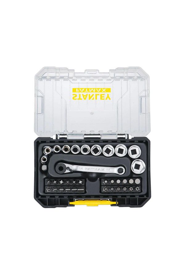 Stanley-Fatmax 1/4" Mini Socket and Bits End Set 37 Pieces 1