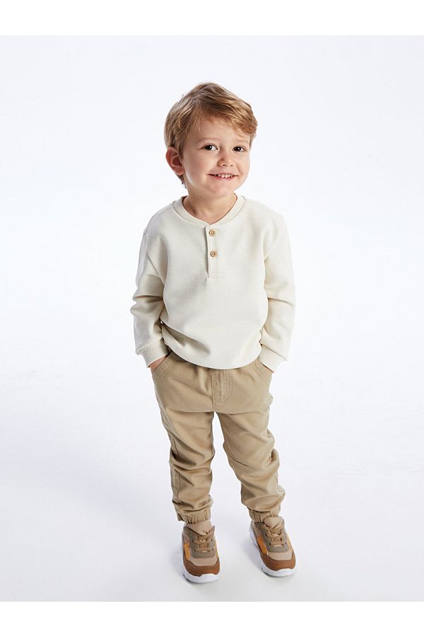 LC Waikiki LCW Baby Basic Elastic Jogger Pants for Baby Boy Trendyol