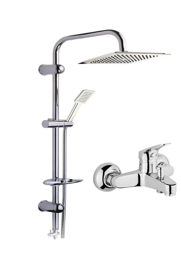 Hitfoni-Dubai - Double Robot Shower Set and Chrome Shower Set with Faucet 1