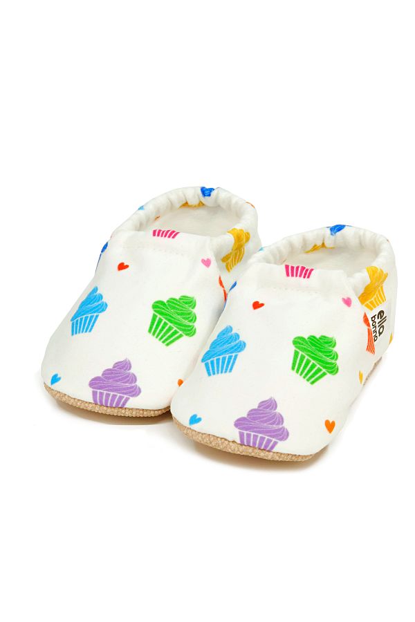 Ella Bonna-Baby-Hausschuhe – rutschfeste Sohle, Cupcake-Hausschuhe, Hausschuhe und Kindergartenschuhe 1