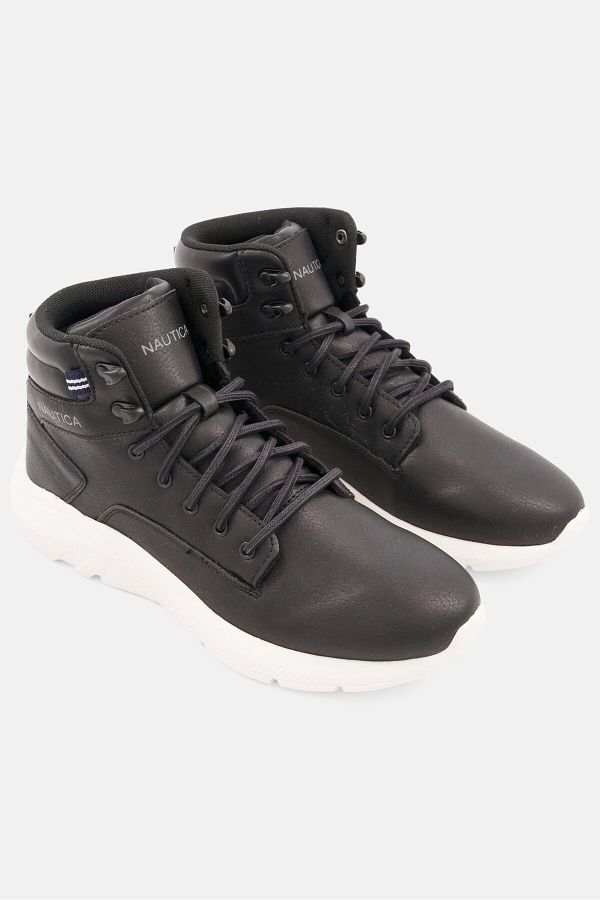 Black and white nautica shoes cheap