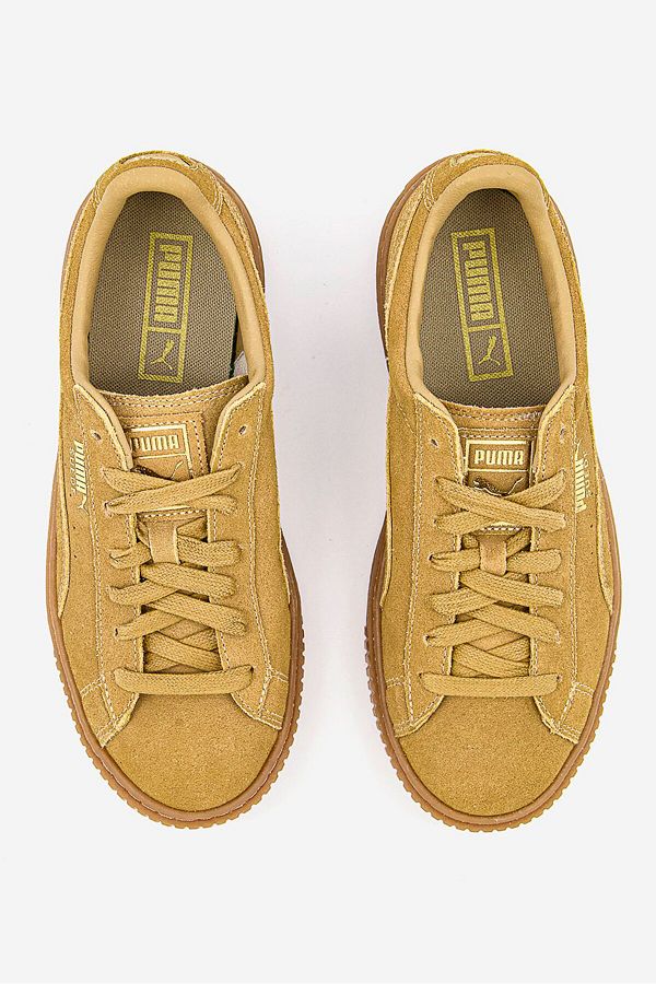 Puma suede platform oatmeal deals