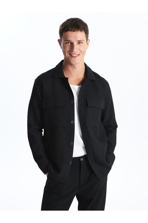 LC Waikiki-Herren-Hemdjacke – reguläre Passform, lange Ärmel 1