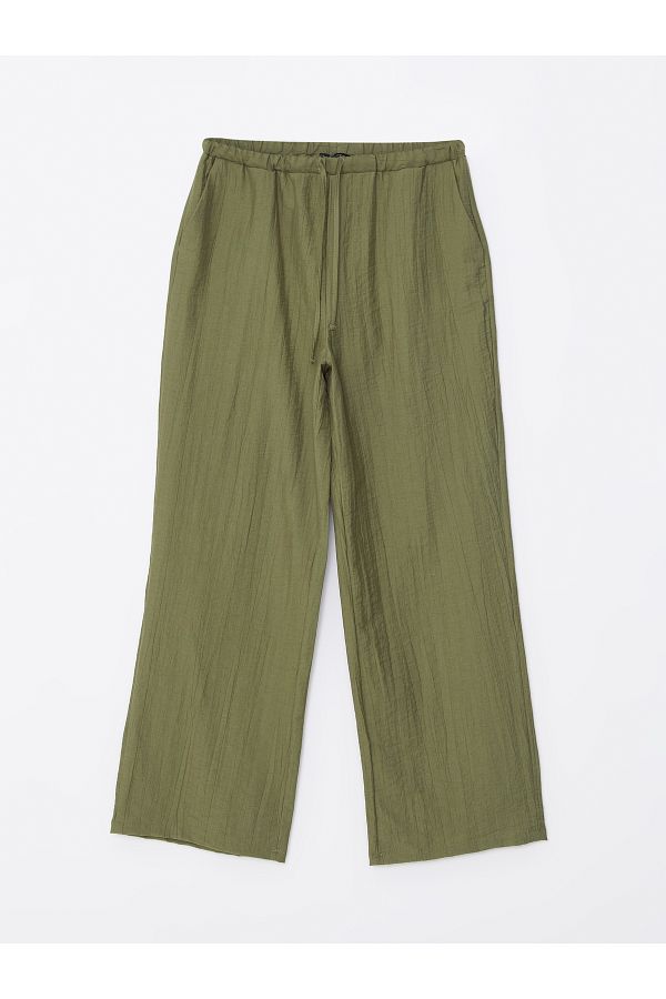 LC Waikiki-Damenhose mit weitem Bein und elastischem Bund 1