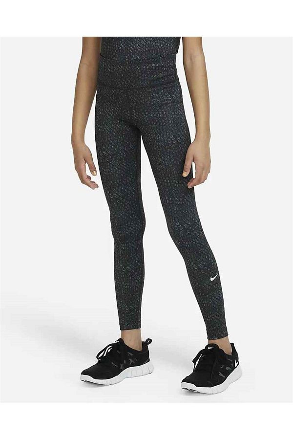 Nike Girl s DRI FIT ONE All Over Print Tight Leggings FB1077 010 Trendyol