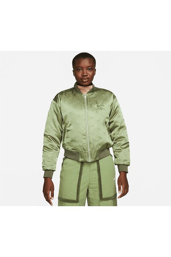Nike bomber jacket green store