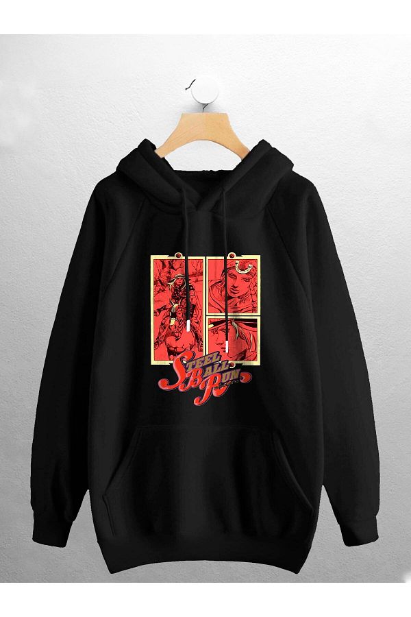 macklin-Unisex Women Men Steel Ball Run Anime Printed Sweatshirt 1