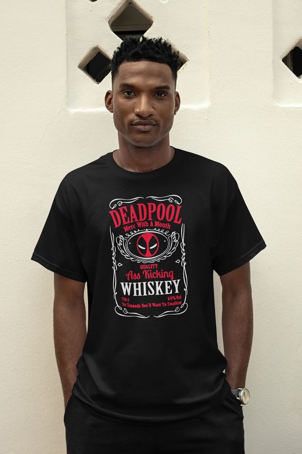 Deadpool whiskey t shirt shop