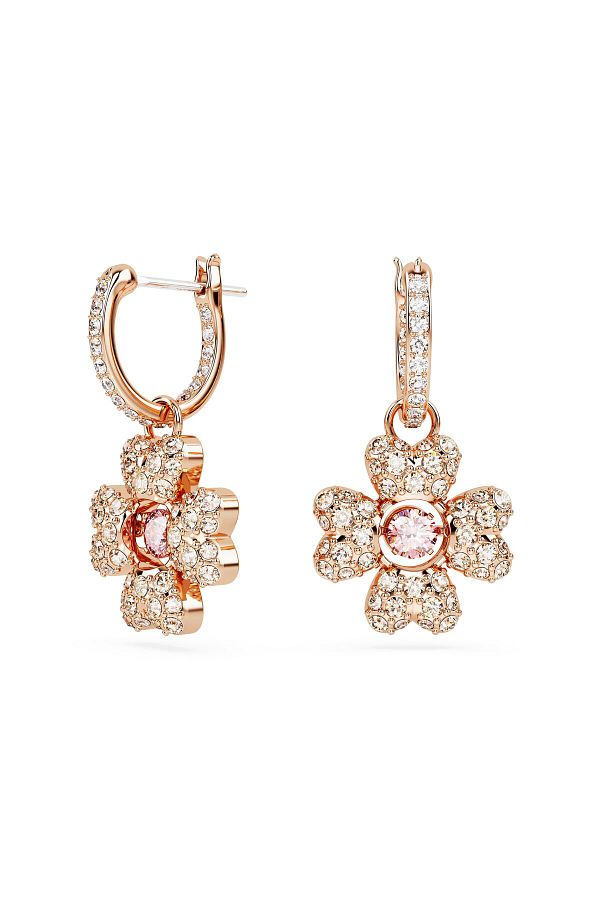 Swarovski 5674212 Swarovski Earrings Idyllia Pe Mn Hoop Cz Clover Silk Ros Trendyol