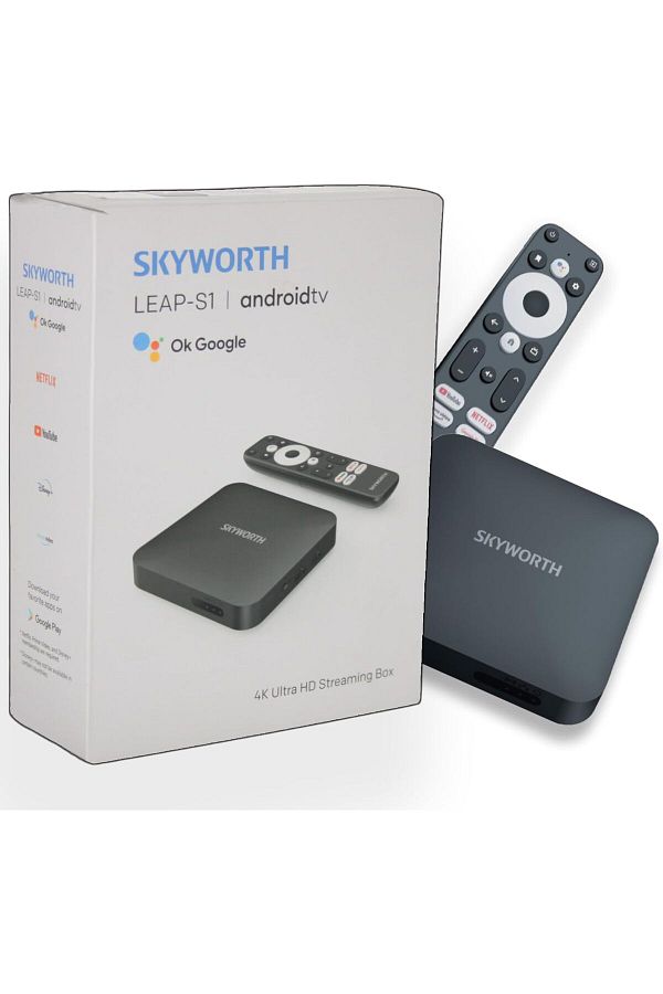 Skyworth-LEAP-S1 Smart Box Android TV, Set Top Box, OTT Box, Android 10 1