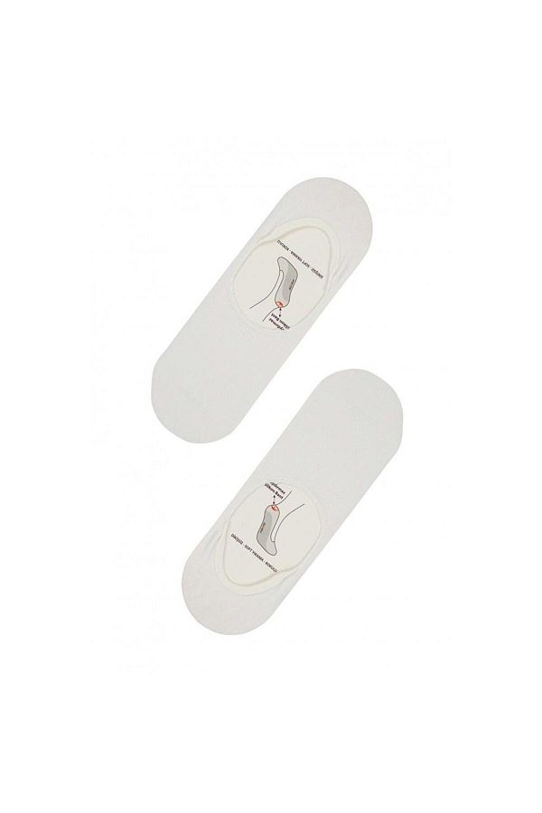 Dündar-Women's Combed Cotton Ballerina Socks - 12 Pieces 1