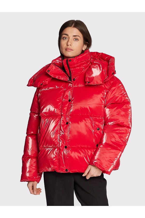 Calvin klein women's red jacket on sale