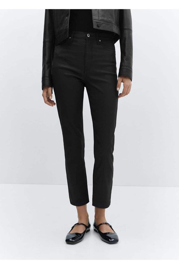 Mango waxed jeans deals
