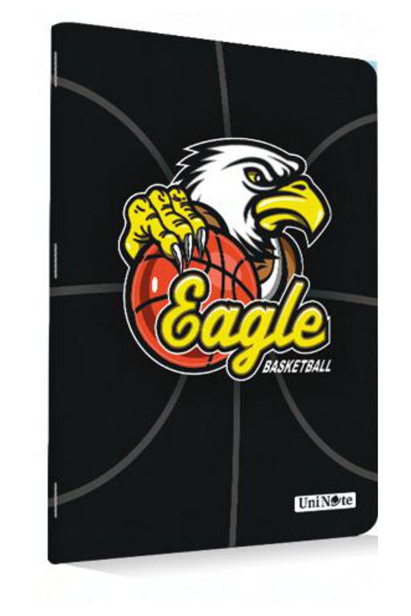 ÇINAR DEFTER-A4 School Notebook - 60 Sheets with Lines and Eagle Patterns 1