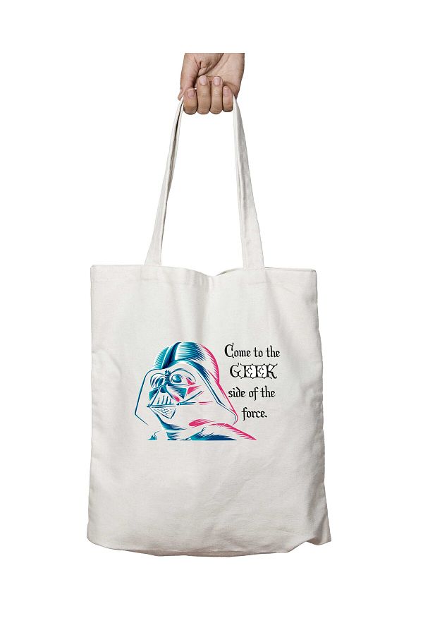 ART HED YE Geek Star Wars Vader Printed Washable Shoulder Tote Bag Permanent and for Beach Trendyol