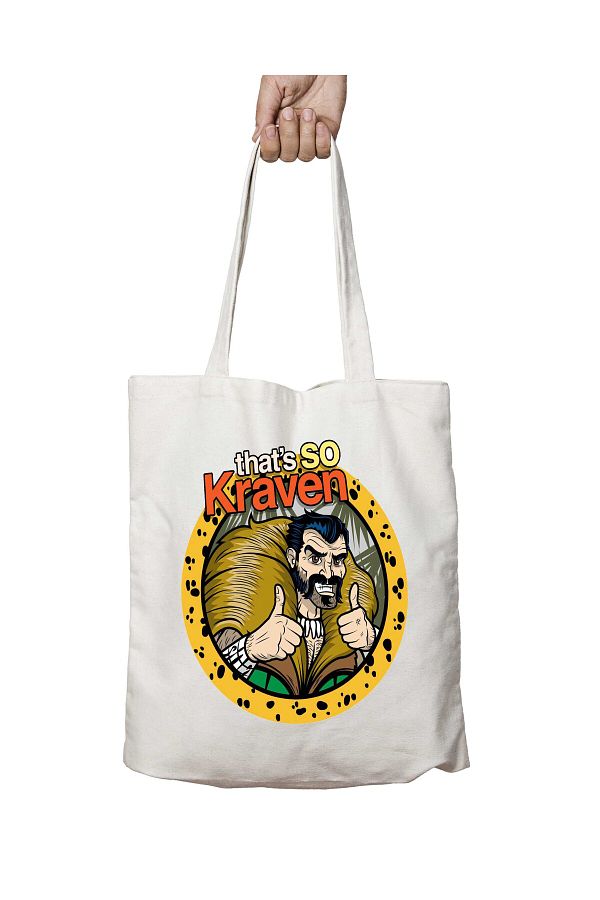 ART HED YE Kraven The Hunter Sergei Kravinoff Washable Printed Bag Two Sides StaY Trendyol