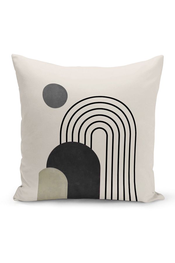 Bertille Home-Series Minimalist Digital Printed Double Sided Throw Pillow Cover 1