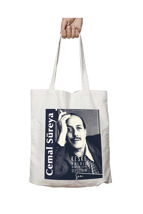 ART HEDİYE-Cemal I WiSh to the Time - if I Loved You for ItS Alone, Printed WaShable Bag 1