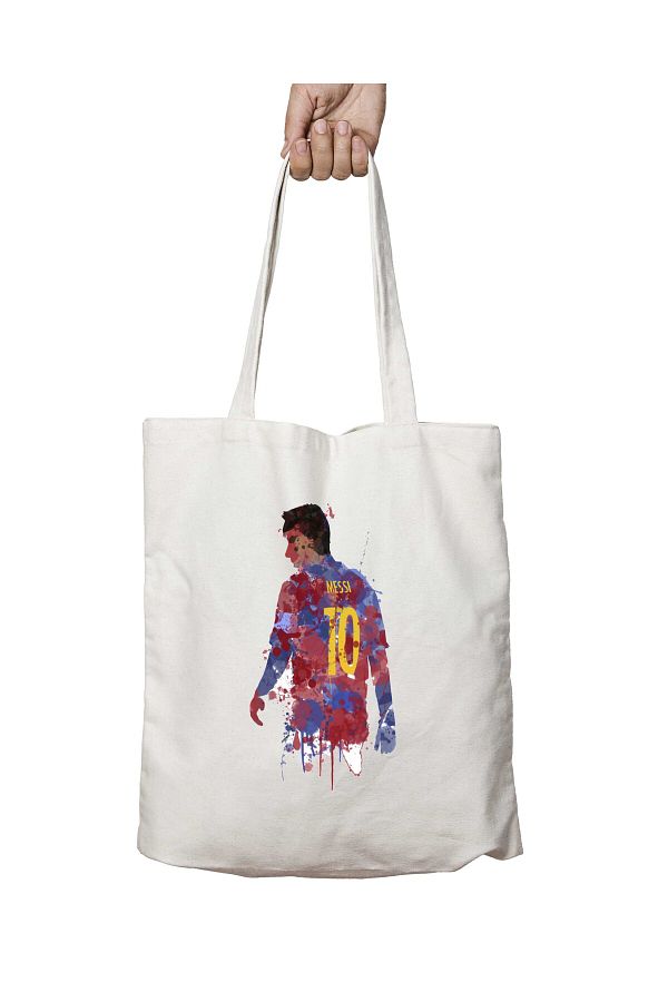 ART HED YE lionel Messi 2 Shoulder cloth Washable lasting Printed Beach and School Bag Trendyol