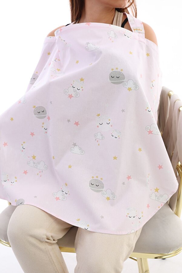 Yada Baby %100 Organik Pamuktan Poplin Emzirme Önlüğü (KUMAŞLARIMIZ SERTİFİKALIDIR)