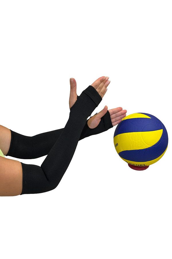 Gok Sports 1 Pair Lycra Volleyball Gloves Sports Gloves Fingered Sleeves Trendyol