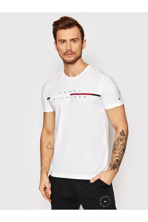 Tommy Hilfiger Corp Split Logo Regular Fit T shirt Trendyol