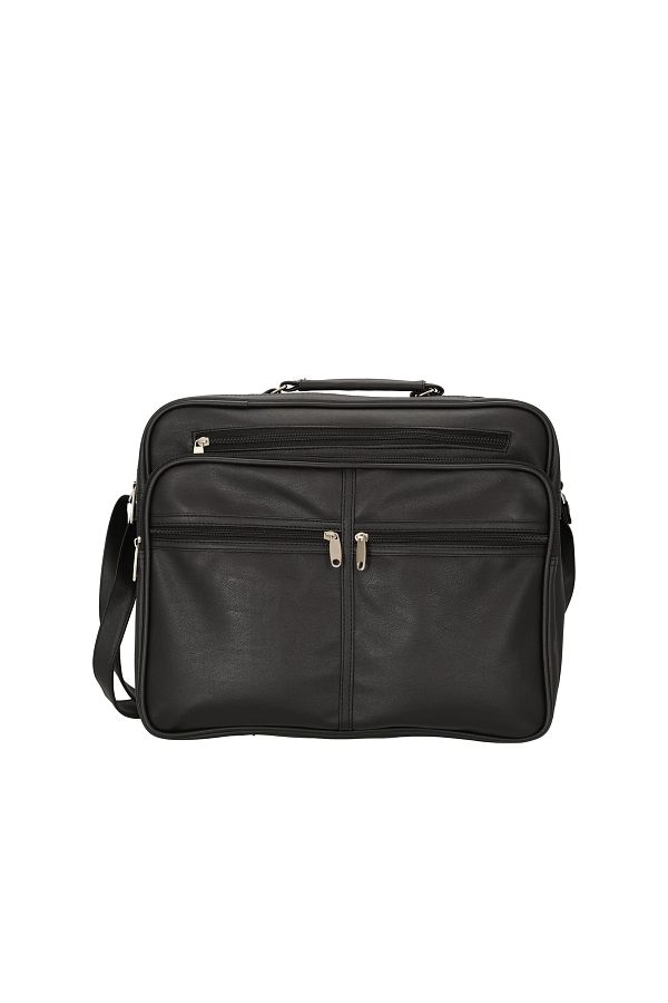 d&n Lederwaren GmbH-D&N Business Line - 39 cm Černá Umhängetasche, 26 litrů 1