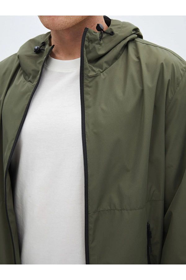 LC Waikiki LCW Casual Standard Fit Hooded Men s Coat Trendyol