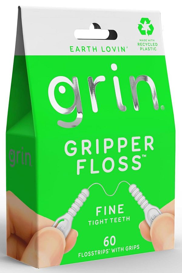 Grin-Fine Tuned Gripper Floss - 60 Pieces with Floss Grips 1