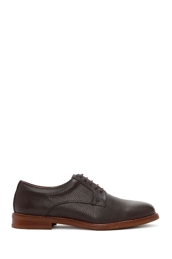 Derimod Men s Brown Leather classic Shoes Lace up 24WFD7561FT Trendyol