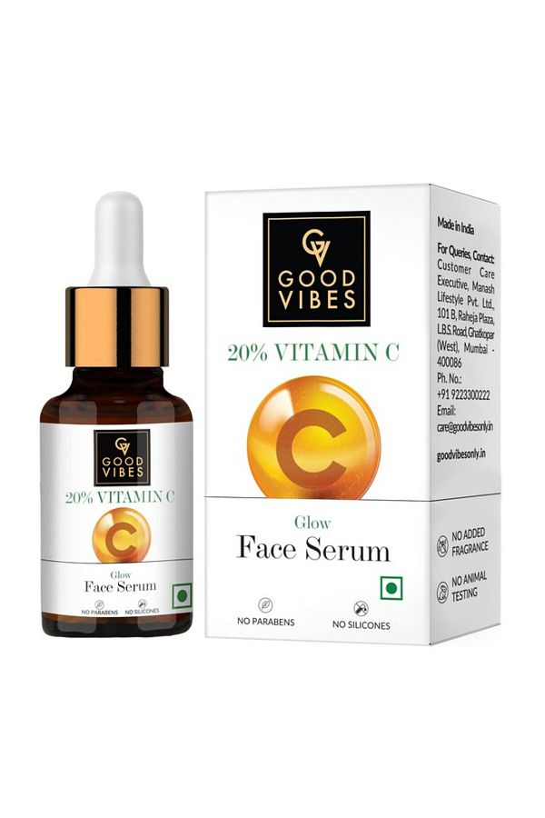 Good Vibes-20% Vitamin C Serum, 10 ml Light Weight Moisturizing Age Defying Face Serum 1