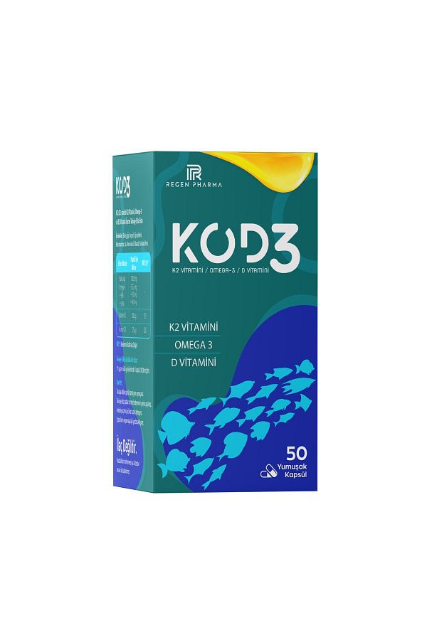 Regen Pharma-Code3 K2 - T.E.G. Containing Omega3 and Vitamin D 1