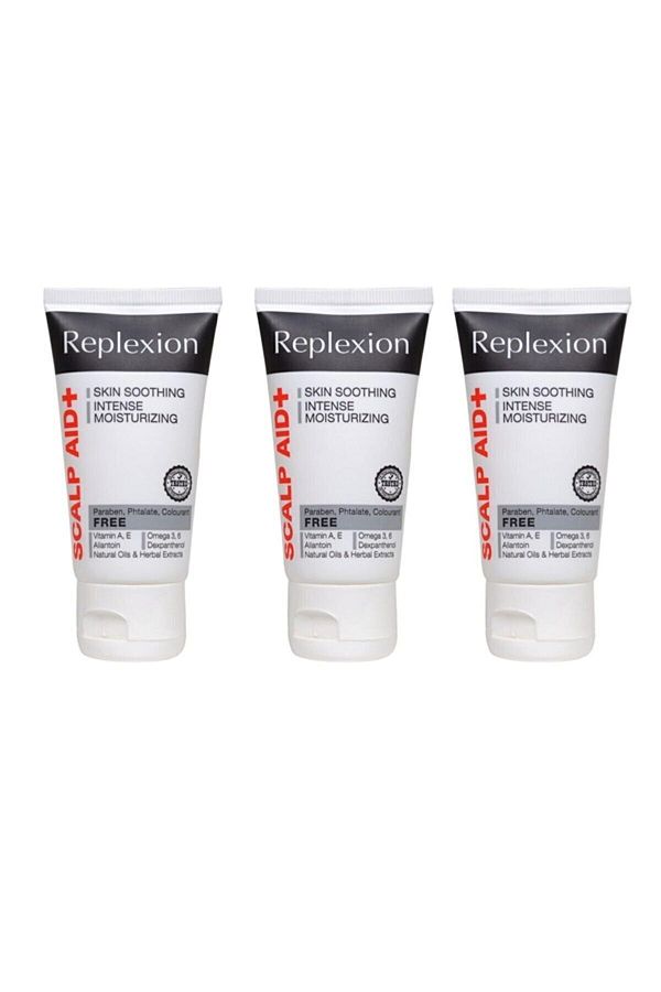 Replexion-Scalp Aid+ 3-Pack Herbal Hand Cream - Intensive Moisturizing and Nourishing, Hand Face Care Cream for All Skin 1