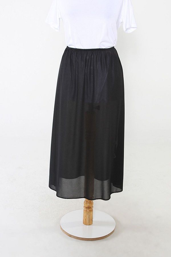 ALLDAY Black Jersey Skirt Lining with Elastic Waist Trendyol