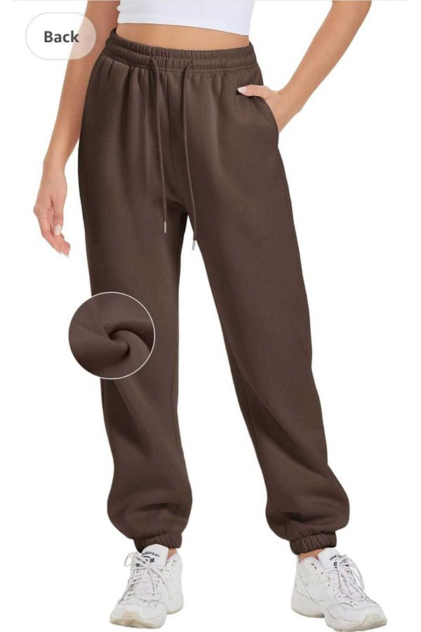 yg ydn giyim 3ip Fabric Soft Textured Cotton Loose fit Winter Jogger Pants Elastic Leg Trendyol
