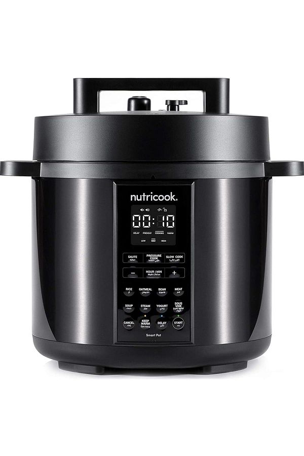 Nutricook Smart Pot 2 1200 Watts Electric Pressure Cooker Rice Cooker Steamer Yogurt Maker 8L Black Trendyol