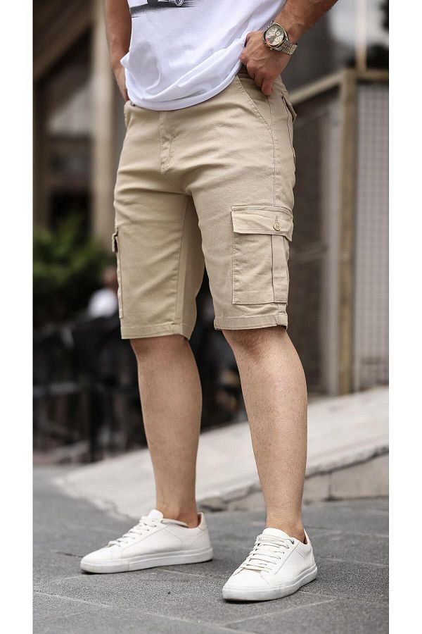 Mens slim cargo shorts online