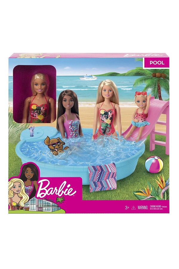Yasaba Accessories GHL91 Model Barbie and Fun Pool Set Trendyol