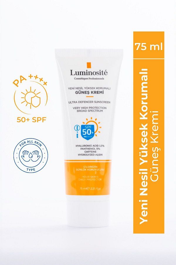 Luminosite-SPF 50 Sunscreen - PA++++ Maximum Protection, Face and Body 75ml, Against UVA-UVB Rays 1