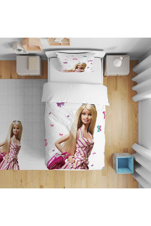 C C ODAM Bedspread Barbie 140x220 Pillowcase Gift Trendyol