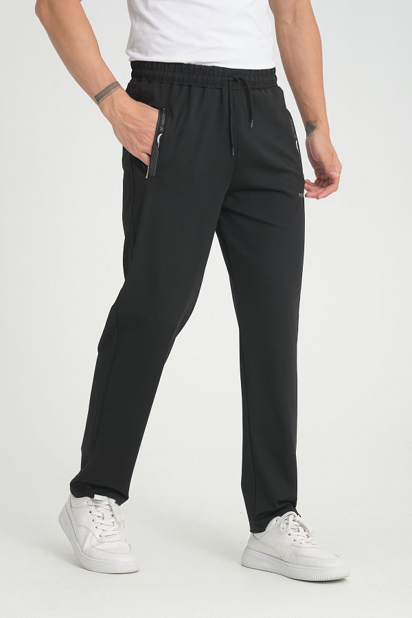 RDR-X-Ανδρικό μαύρο ύφασμα Diver Relaxed Fit Φούτερ 1