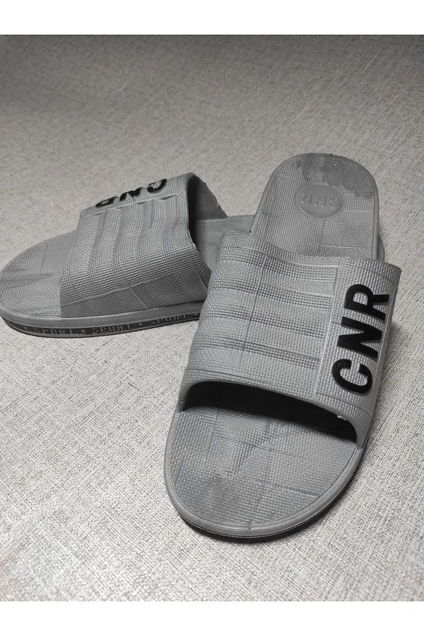 CNR-İnciButik Boxer - CNR Non-Slip Plastic Silver Color Men's Slippers trend 1