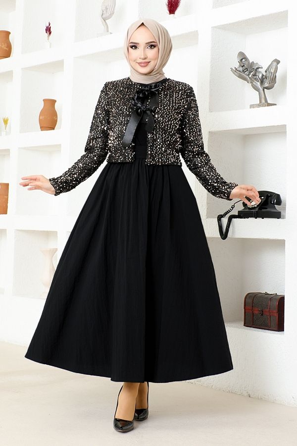 ModaMerve End5596 Gold Skirt Combination Trendyol