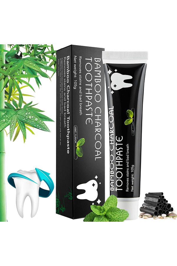 Generic-Activated Charcoal Toothpaste, Teeth Whitening, Bamboo Charcoal Toothpaste, Natural Black Toothpaste 1